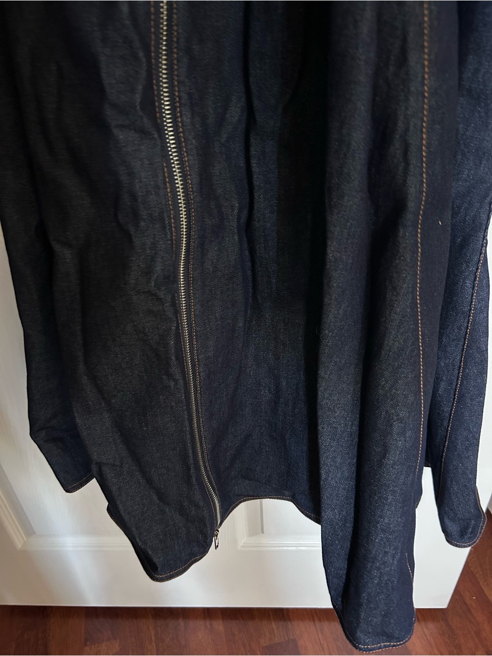 NWT NICHOLAS Anastasia Utility Halterneck Denim Indigo Midi Belted Dress 2 - Picture 16 of 17